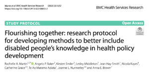 Image description: Screenshot showing title of research protocol paper